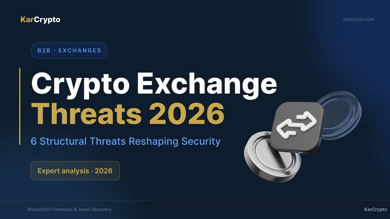 Угрозы для криптобирж 2026