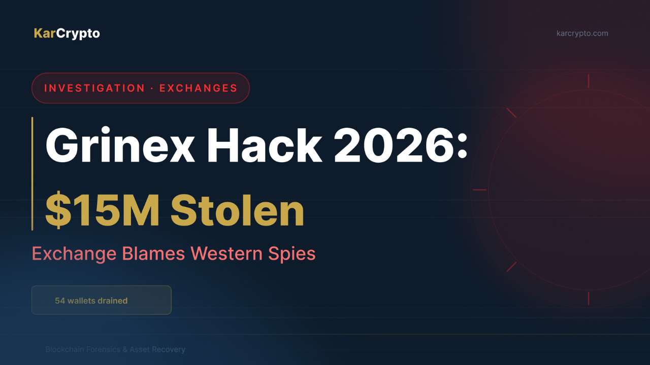 Взлом Grinex 2026 — $15 млн похищено